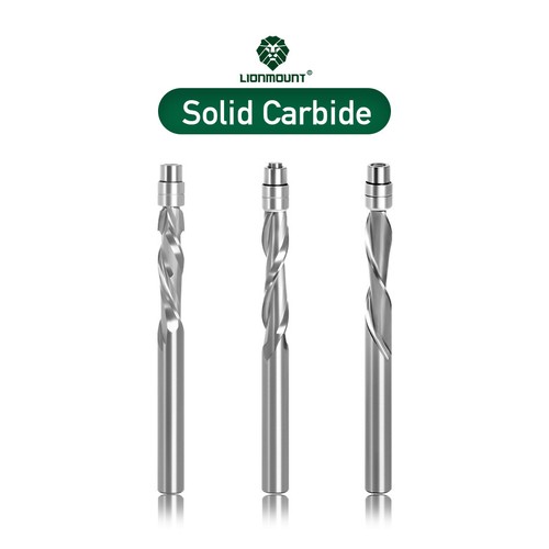 1/4" 6mm Shank Flush Trim Router Bit Solid Carbide UP/DOWN Compression