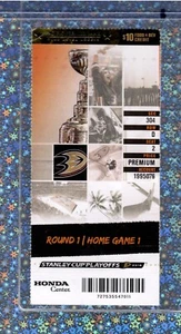 Evander Kane PG#1-2 Ticket 4-12-2018 Ducks Sharks Rd1 Gm1 Martin Jones Shutout - Picture 1 of 4