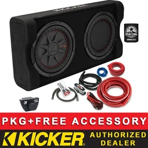 PAQUETE DE SUB GABINETE ALIMENTADO POR AUDIO PARA AUTOMÓVIL KICKER 800W PTRTP10 10" + KIT 8AWG - Imagen 1 de 7