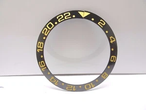 Damage Rolex GMT-Master II 116713 116718 Black Gold Ceramic Bezel Insert (R4) - Bild 1 von 6