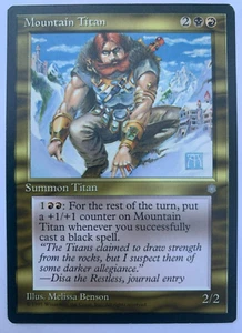 MOUNTAIN TITAN - MAGIC THE GATHERING - ICE AGE - RARE - Picture 1 of 2