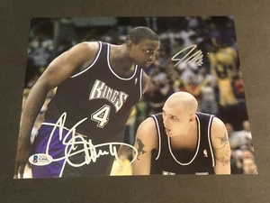 Jason Williams Chris Webber signed Autograph 8x10 Sacramento Kings Beckett - Picture 1 of 2