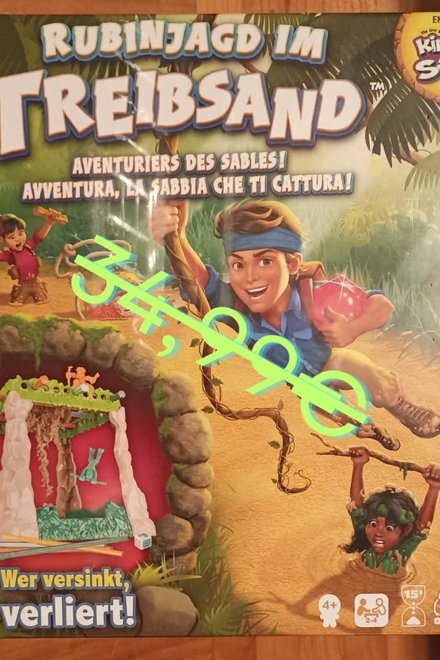 Spin Master Rubinjagd im Treibsand Abenteuerspiel mit Original Kinetic Sand (6065692)