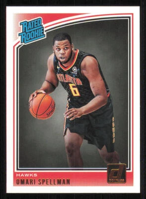 2018-19 Donruss #196 Omari Spellman RR RC - Image 1 of 2