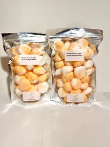 Freeze Dried Orange Vanilla Saltwater Taffy Puffs Candy *Pick Bag Size* - Picture 1 of 3