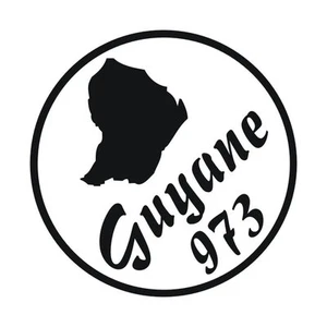 Sticker GUYANE 973 - Cayenne - 13cm x 13cm - Imagen 1 de 2