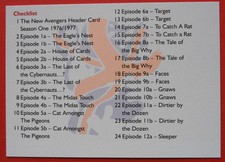 THE NEW AVENGERS - Card#71 - Checklist A - Strictly Ink 2006