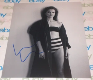 Foto autógrafa de 8x10 firmada por Keri Russell camarera feliz certificado de autenticidad - Imagen 1 de 1