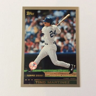 2000 Topps #370 Tino Martinez New York Yankees - Image 1 of 2