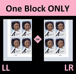 US 5663 Black Heritage Edmonia Lewis F plate block 4 MNH 2022 - Picture 1 of 1