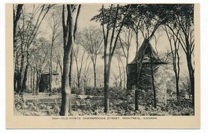 Old Forts Sherbrooke Street Montreal QC S J Hayward FOTO TEX Montreal Quebec - Imagen 1 de 2