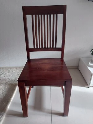 Esszimmertisch L/178 b/90 h/76 mit vier Stühlen( Cuba Konial) - Bild 1 von 4