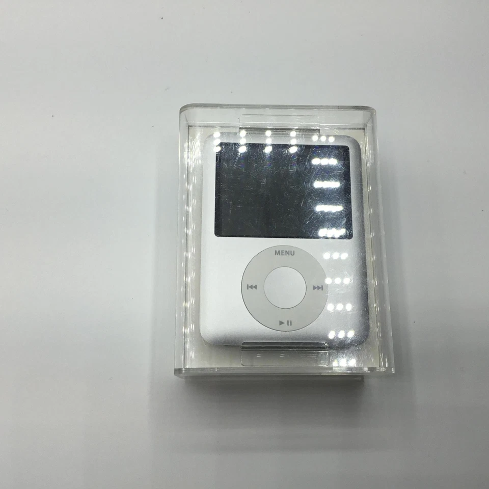 Boxed Apple iPod nano A1236 8 GB - 3rd Generation - Silver (MA980LL/A) - Image 1 of 1