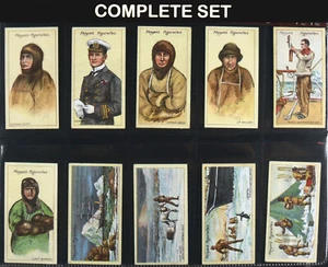 POLAR EXPLORATION 2nd PLAYER Cigarette Cards 1916 Complete Set 25 GOOD CONDITION - Picture 1 of 6