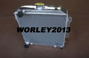  Aluminum radiator for CELICA TA28 1.6 2T-G manual 1971-1977 1972 1973 1974 1975 - Imagen 1 de 7