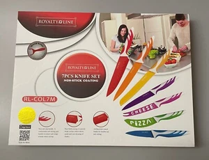 7-teiliges Messerset mit beschichteten Klingen und rutschfesten Griffen - Bild 1 von 4