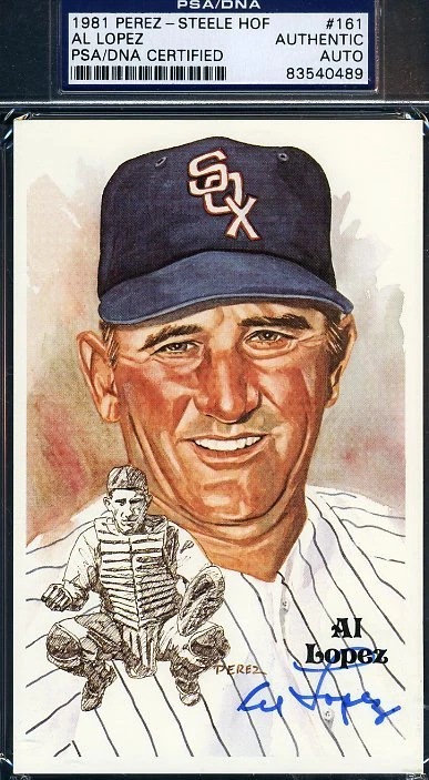 Al Lopez Psa/dna Signed Perez Steele Authentic Autograph - Image 1 of 1
