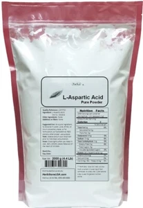 NuSci L-Aspartic Acid Pure Powder 2000g (4.4LB) Energy Neurotransmitte - Picture 1 of 5