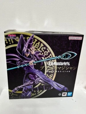 BANDAI S.H.MONSTERARTS YO-GI-OH! DUEL MONSTERS DARK MAGICIAN ACTION FIGURE - Image 1 of 2
