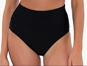 Sunsets Hannah Tuscan High-Waist Bikini Bottoms Black Womens Size XL - Picture 1 of 4