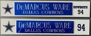 DEMARCUS WARE DALLAS COWBOYS ENGRAVED/SUBLIMATION NAME PLATE - Picture 1 of 1