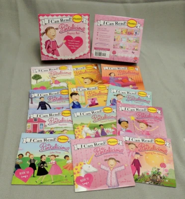 Pinkalicious Phonics Box Set (I Can Read Phonics) - 12 Paperbacks NEW BOX SET Foto 1 de 4