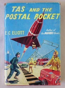 TAS AND THE POSTAL RAKETE E.C. Eliott 1955 Hardcover Science Fiction Buch - Bild 1 von 7