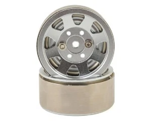 8 Spoke High Mass 1.9 Alum Beadlock Wheels Silver (2) Xtra-Speed XTAXS59559 - Picture 1 of 4