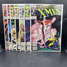 Classic X-Men #s 16 18 20 21 22 23 & 34 Lot (1986 Marvel Comics) (A43)(10)