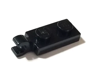 LEGO Black 42923 / 63868 1x2 Plate with Horizontal Clip - Picture 1 of 1
