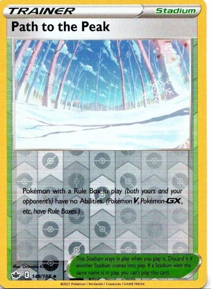 Path to the Peak 148/198 Swsh06: Sword & Shield - Chilling Reign Reverse Holo - Image 1 of 2