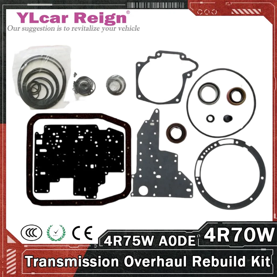 4R70W 4R75W A0DE Auto Transmission Overhaul Rebuild Kit Gasket For Ford Crown - Image 1 of 4