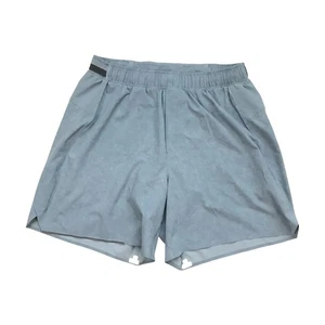 Lululemon Surge Shorts Medium M Mens Blue Lined 5” Reflective Running Gym Yoga - Picture 1 of 5