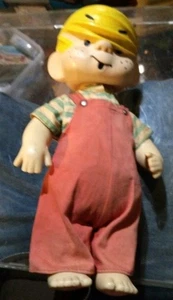 Vintage 1959 Dennis The Menace Vinyl Gummi Spielzeug Puppe Figur The Hall Syndicate - Bild 1 von 3