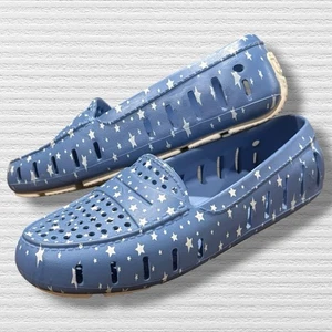 Halbschuhe Damen 7 Blau Sterne Slipper Halbschuhe Wasserfreundlich EVA Schuhe  - Bild 1 von 8
