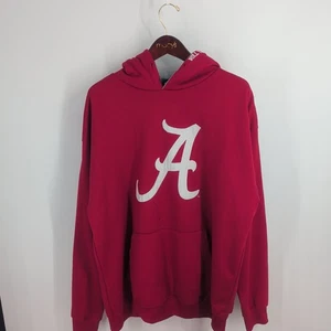 Alabama Crimson Tide Football NCAA OVB Oldvarsity Brand Pullover Hoodie Red - Picture 1 of 9