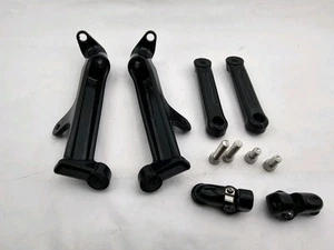 Adjustable Highway Peg Mounts Frame Mounted For Harley Touring Road King 2009-16 - Picture 1 of 6