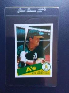 1985 Topps Mini Tan Blank Back Jeff Burroughs Test Proof - Bild 1 von 4