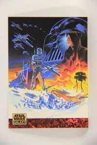 Star Wars Galaxy 1993 Topps Card #80 The Empire Strikes Back Artwork ENG L019555 - Picture 1 of 2