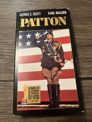 Patton-VHS Tape-1970-George C. Scott-Karl Malden-EUC - Image 1 of 4