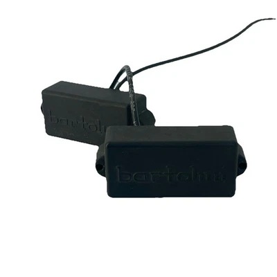 Bartolini 8с 4-струнный P-бас звукосниматель, черный точности бас б/у пара - Изображение 1 из 2