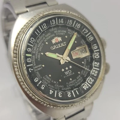 Orient World Diver Day/Date Y469622-7A Automatic Vintage Men’s Watch - Image 1 of 4