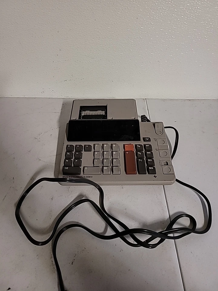 Texas Instruments TI-5130 2 Electric Calculator Adding Machine Vintage Good - Image 1 of 4