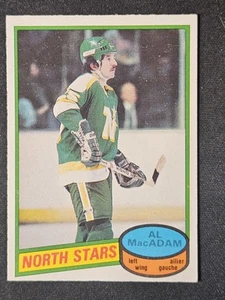 80-81 O-Pee-Chee Al MacAdam 🚨🚨🚨 Minnesota North Stars - Picture 1 of 4