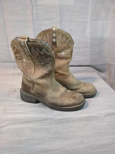 Ariat Women's Size 8B Western Boot Driftwood Brown Leather 10001132 - Picture 1 of 9