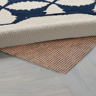 9' x 12' Brown Non Slip Indoor Outdoor Rug Pad - Image 1 of 4