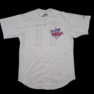 Vntg Oklahoma City 89ers Game Worn Wilson JERSEY Minor League 90s Baseball  - Picture 1 of 5