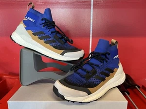 ADIDAS TERREX FREE HIKER PRIME-BLUE SIZE 9.5 🔥RARE🔥 - Picture 1 of 10
