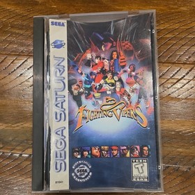 Fighting Vipers (Sega Saturn, 1996) BOX,DISC, COVER ART. NO MANUAL