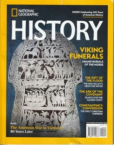 National Geographic HISTORY Jan Feb 2025 VIKING FUNERALS Ark of Covenant VIETNAM - Picture 1 of 4